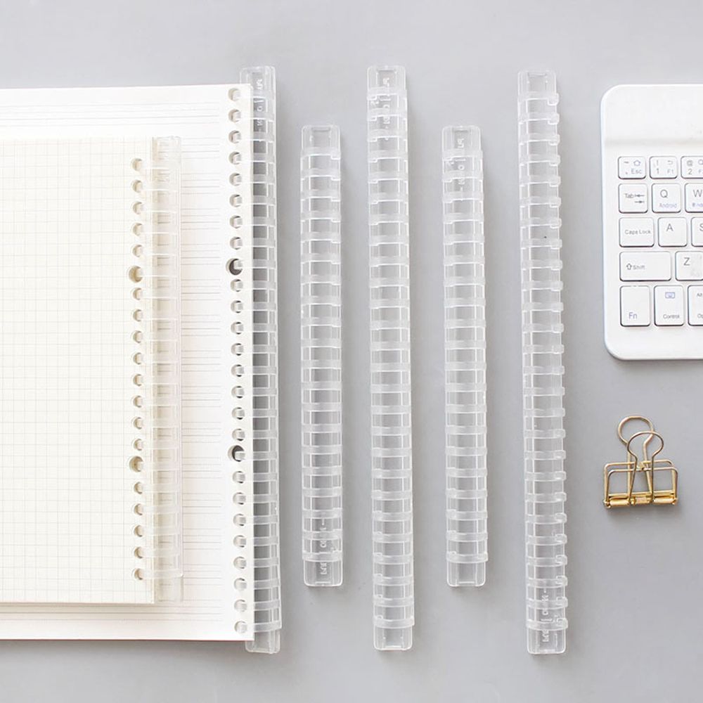 Binding Comb Plastic - Für Notizbücher, Alben, Scrapbooks, Ringbuchsysteme, Loseblatt-Buchbindungen,