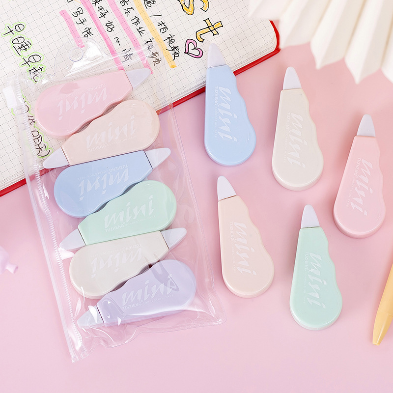 Correction Tape Roller - 6 Teile/satz Niedliches Macaron-Farbkorrekturband, Sofortige Korrekturen