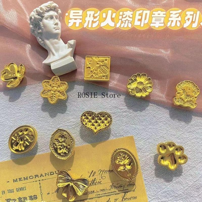 Wax Seal Stamp Kit - 3D Metall Wachs Siegel Stempel Retro
