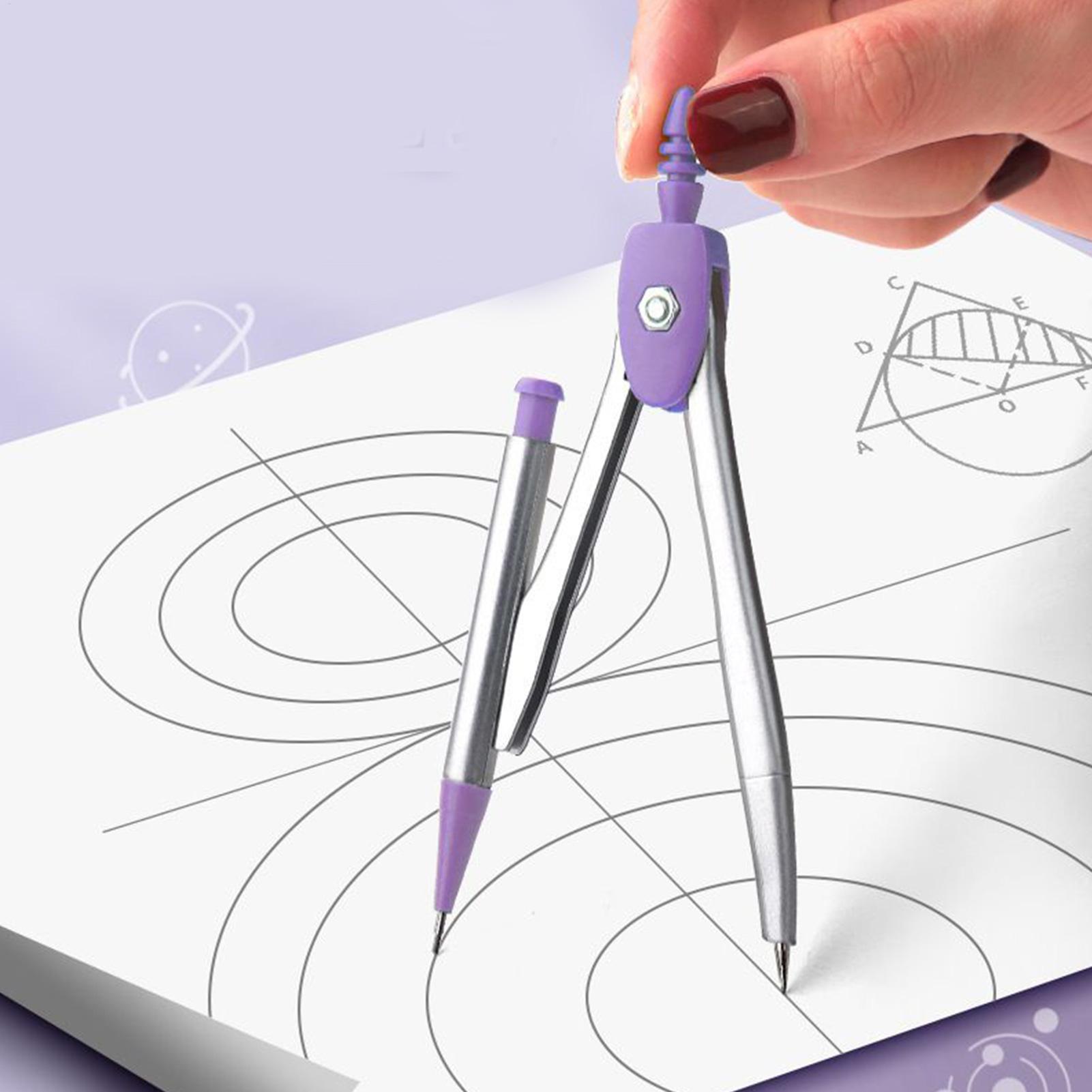 Compass Geometry Set - Geometrie-Set für Studenten, Schule, Winkelmesser und