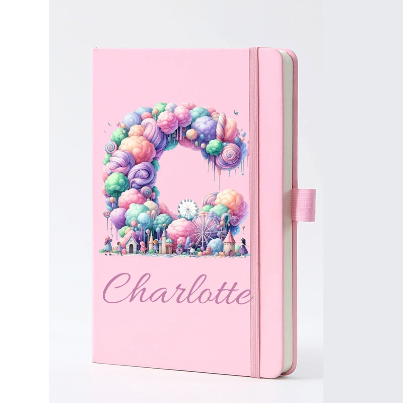 Journal Leather Hardcover - Personalisiertes Notizbuch aus Kunstleder mit Namen,