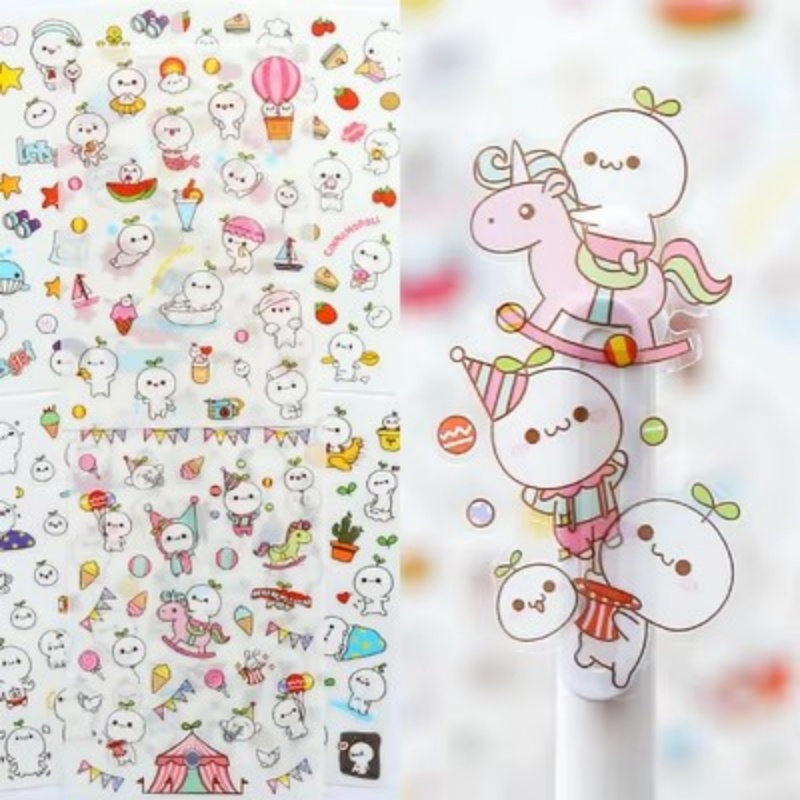 Total Stationery & Office Supply - 6 Blatt/Packung Cartoon Katze und Papier