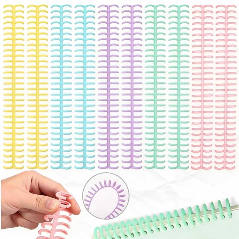 Binding Comb Plastic - A4 Plastik 30-Loch Ringbuch-Ringe Bindungsringe für