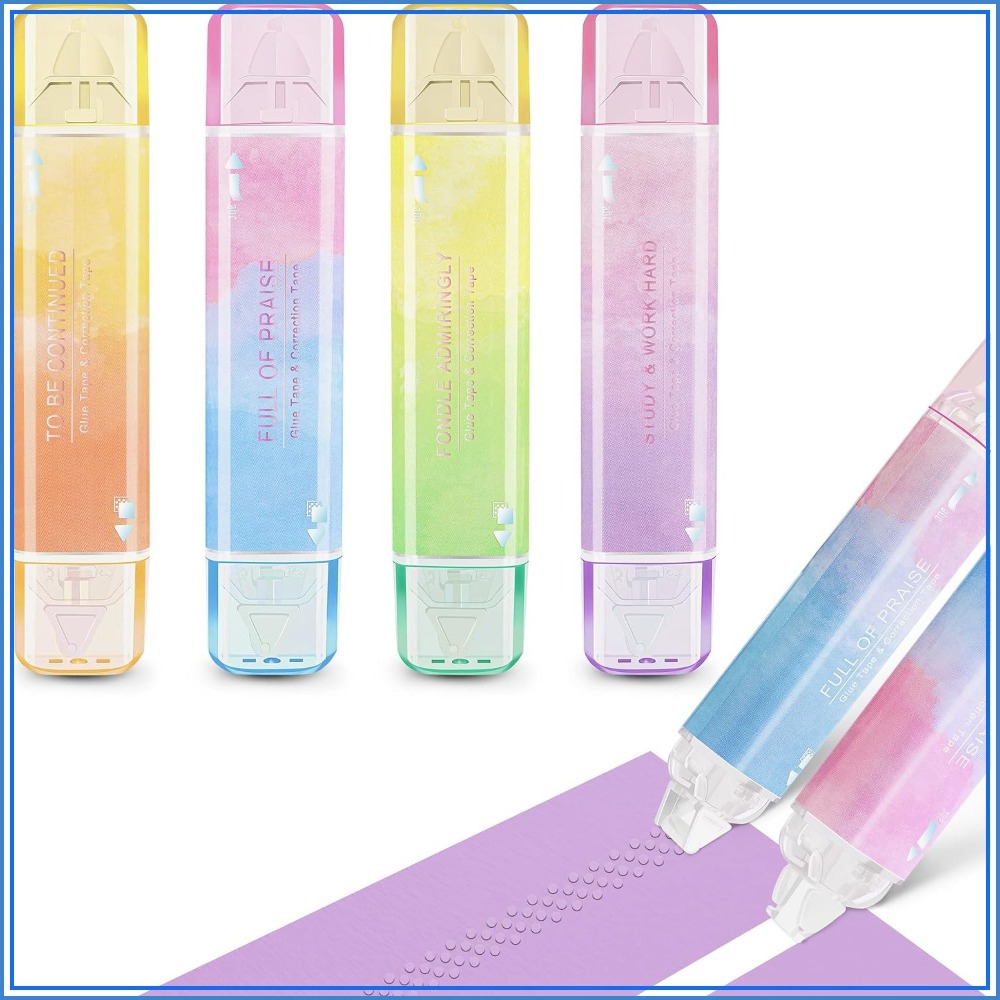 Correction Tape Roller - 2-in-1 Korrekturroller und doppelseitiges Klebeband |