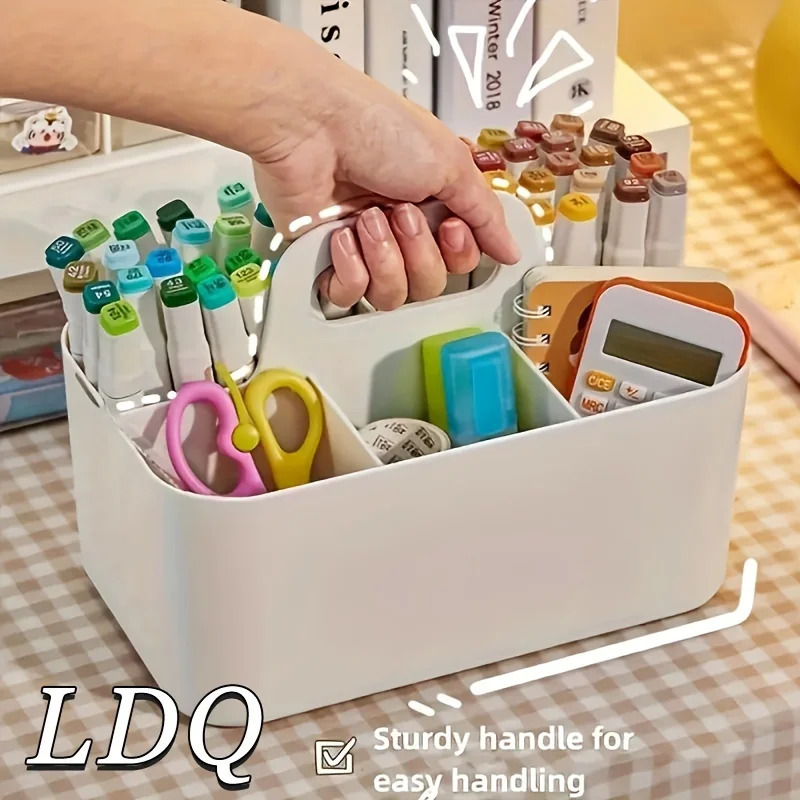 Ideal Stationery & Office Supply - Tragbarer Aufbewahrungskorb mit 5 Fächern –