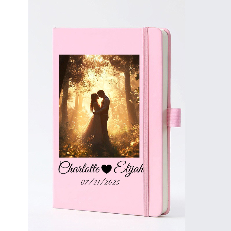 Journal Leather Hardcover - A5 Datiertes Notizbuch aus Kunstleder mit