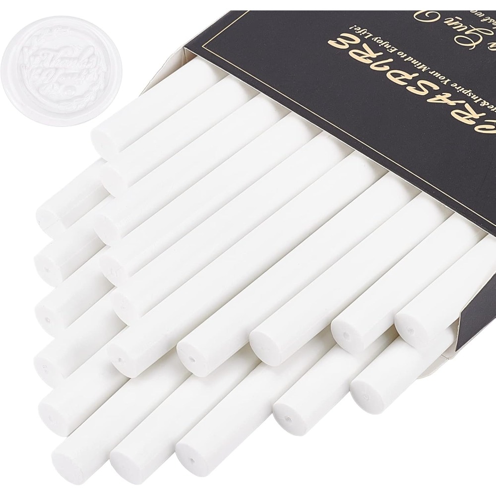Wax Seal Stamp Kit - 20 Stück Kleber-Siegelwachsstifte 11 mm für