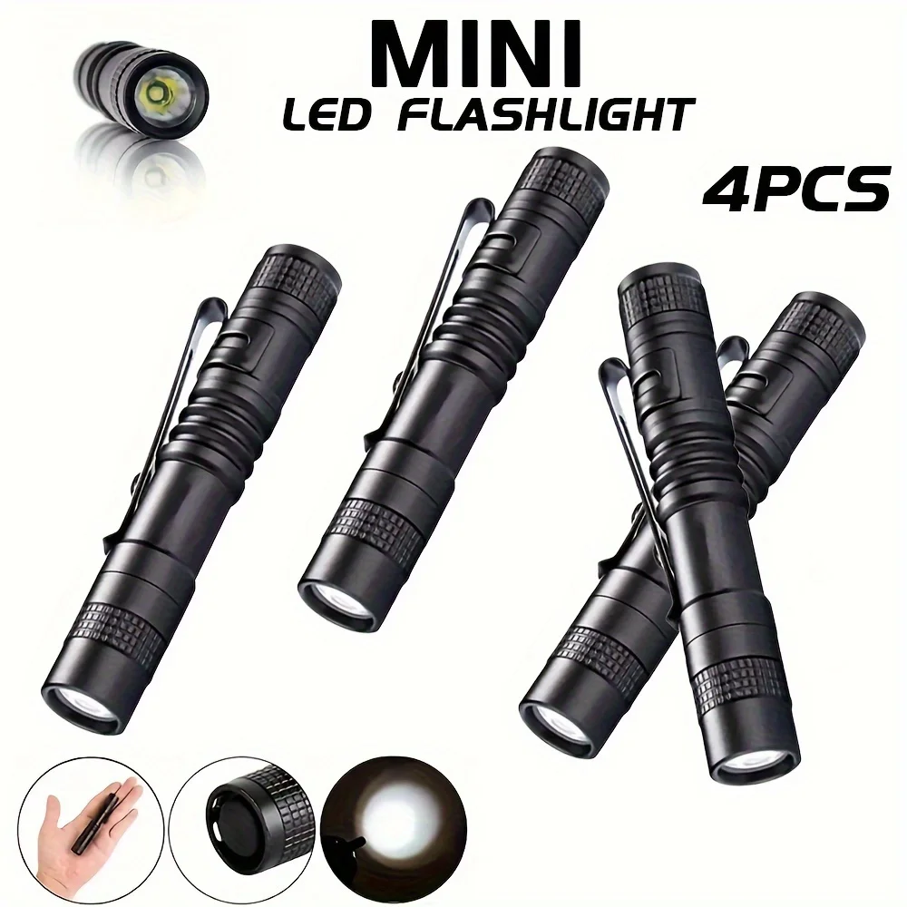 Stationery Supply - 1-4PCS Mini Tragbare LED Stift Licht