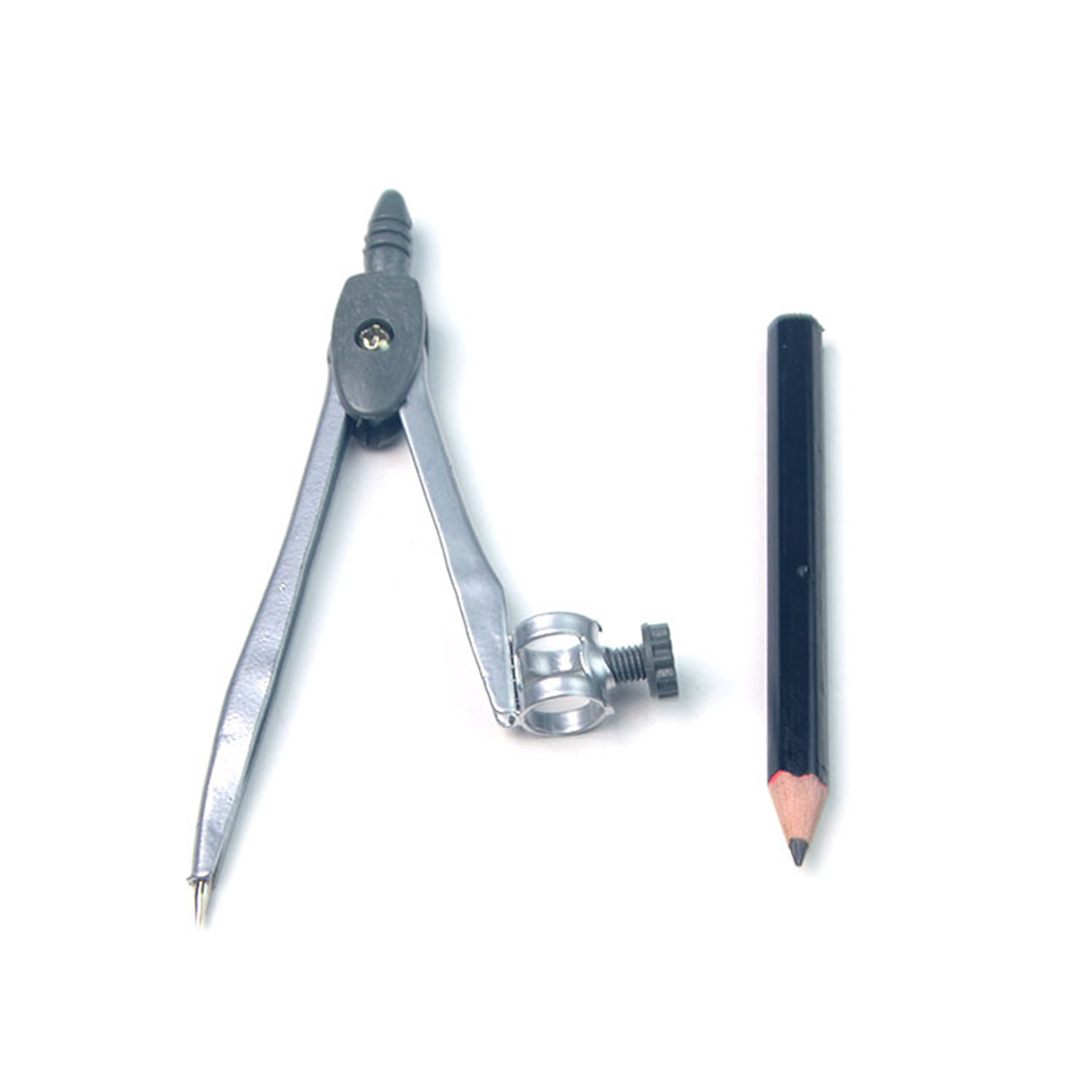 Compass Geometry Set - Metall-Kompass-Set, professionelles Geometrie- und Mathematik-Zeichenwerkzeug, Präzisions-Stifthalter,
