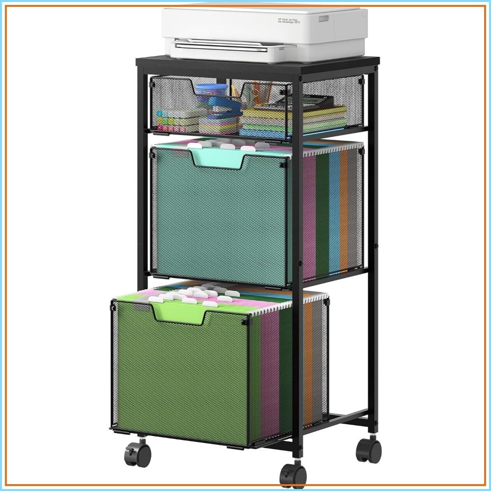 Mobiler Aktenschrank mit 3 Sch – File Folder Hanging Bewertung und Preis