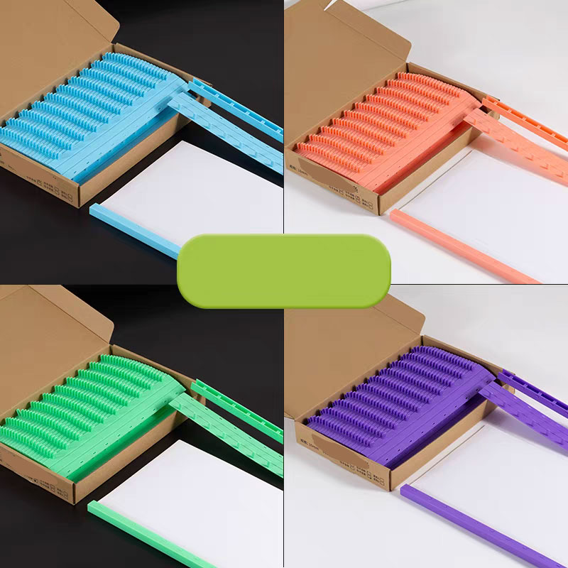 50 Stück 10-Loch PVC-Bindestre – Binding Comb Plastic Bewertung und Preis