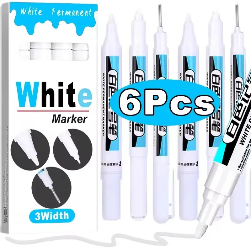 0,7/1,0/2,5 mm weiße Permanent – Stationery Supply Bewertung und Preis