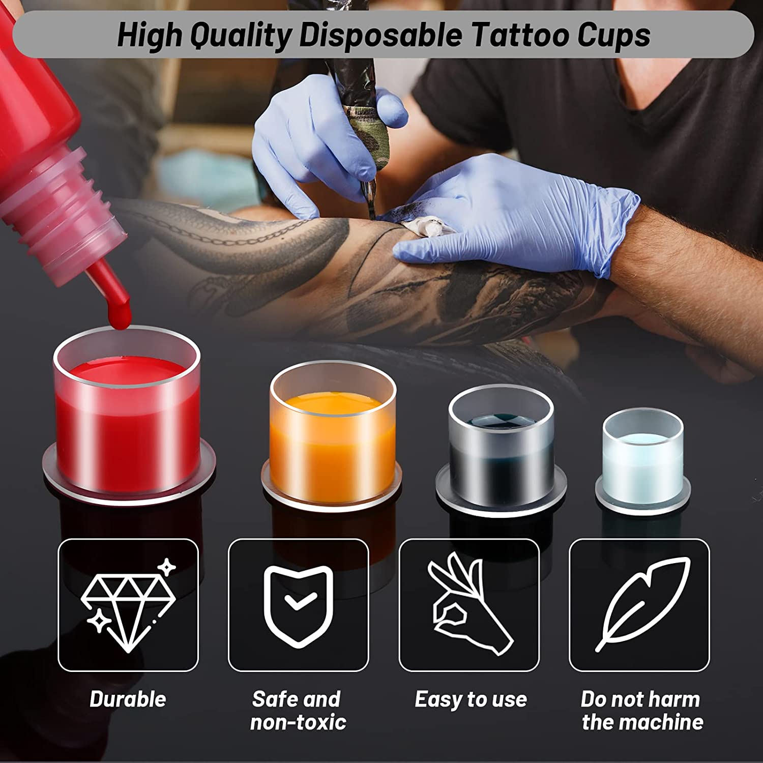 100 Stück Einweg-Tattoo-Tinten – Calligraphy Ink Bottle Bewertung und Preis