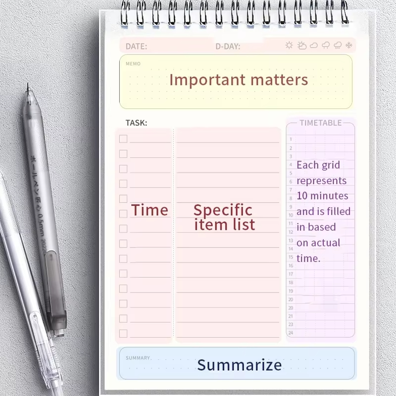 1 Stück Planer Agenda Spirale  – Office Stationery Supply List Bewertung und Preis