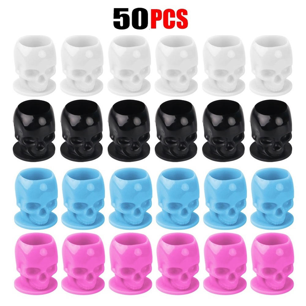 50 Stück Safe Skull Design Tat – Calligraphy Ink Bottle Bewertung und Preis