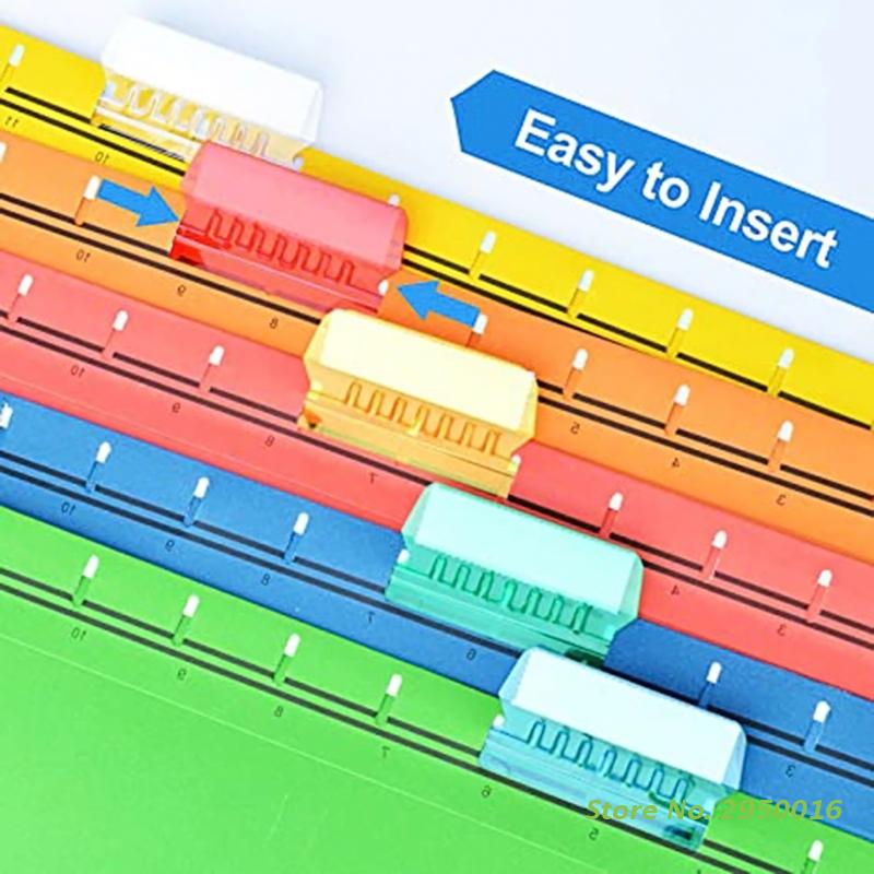 10Pcs Hängen Ordner Tabs Einse – File Folder Hanging Bewertung und Preis