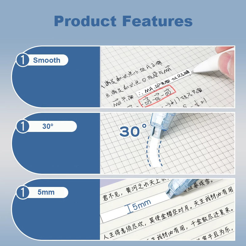 Press-Korrekturband-Set, 5 mm  – Correction Tape Roller Bewertung und Preis