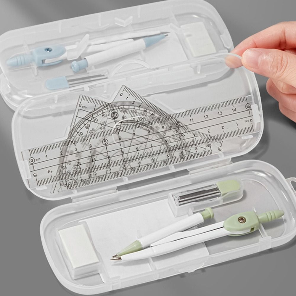 8 Teile/satz Kunststoff Lineal – Compass Geometry Set Bewertung und Preis