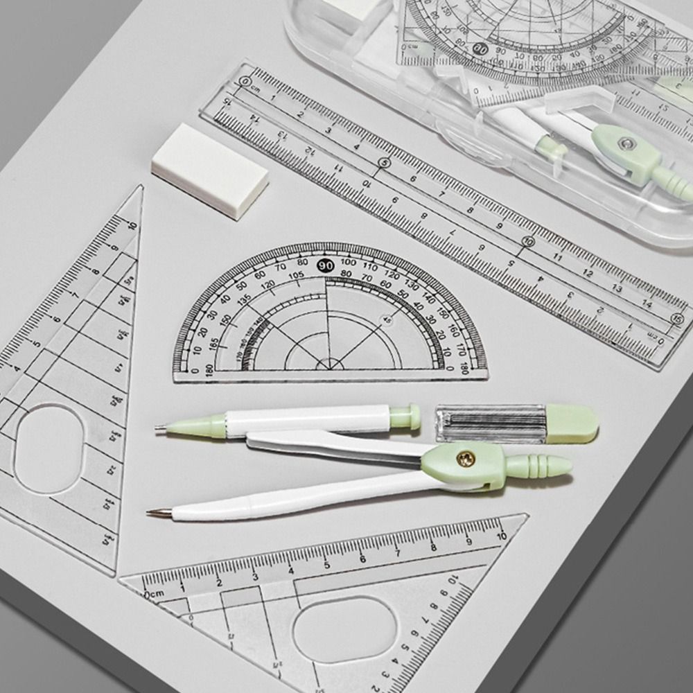 8 Teile/satz Kunststoff Lineal – Compass Geometry Set Bewertung und Preis
