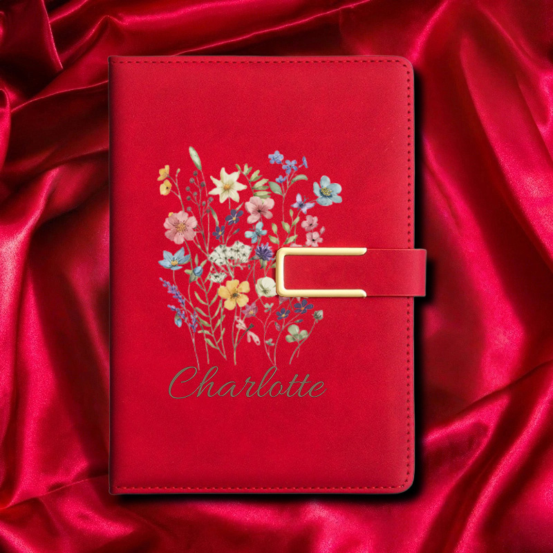 A5 Blumen-Monogramm Personalis – Journal Leather Hardcover Bewertung und Preis