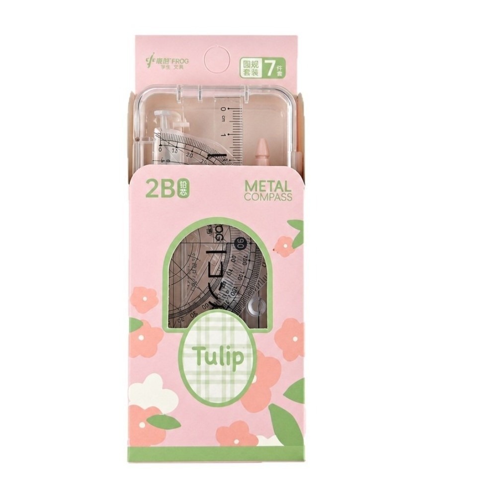 2/7-teiliges tragbares Tulpen- – Compass Geometry Set Bewertung und Preis